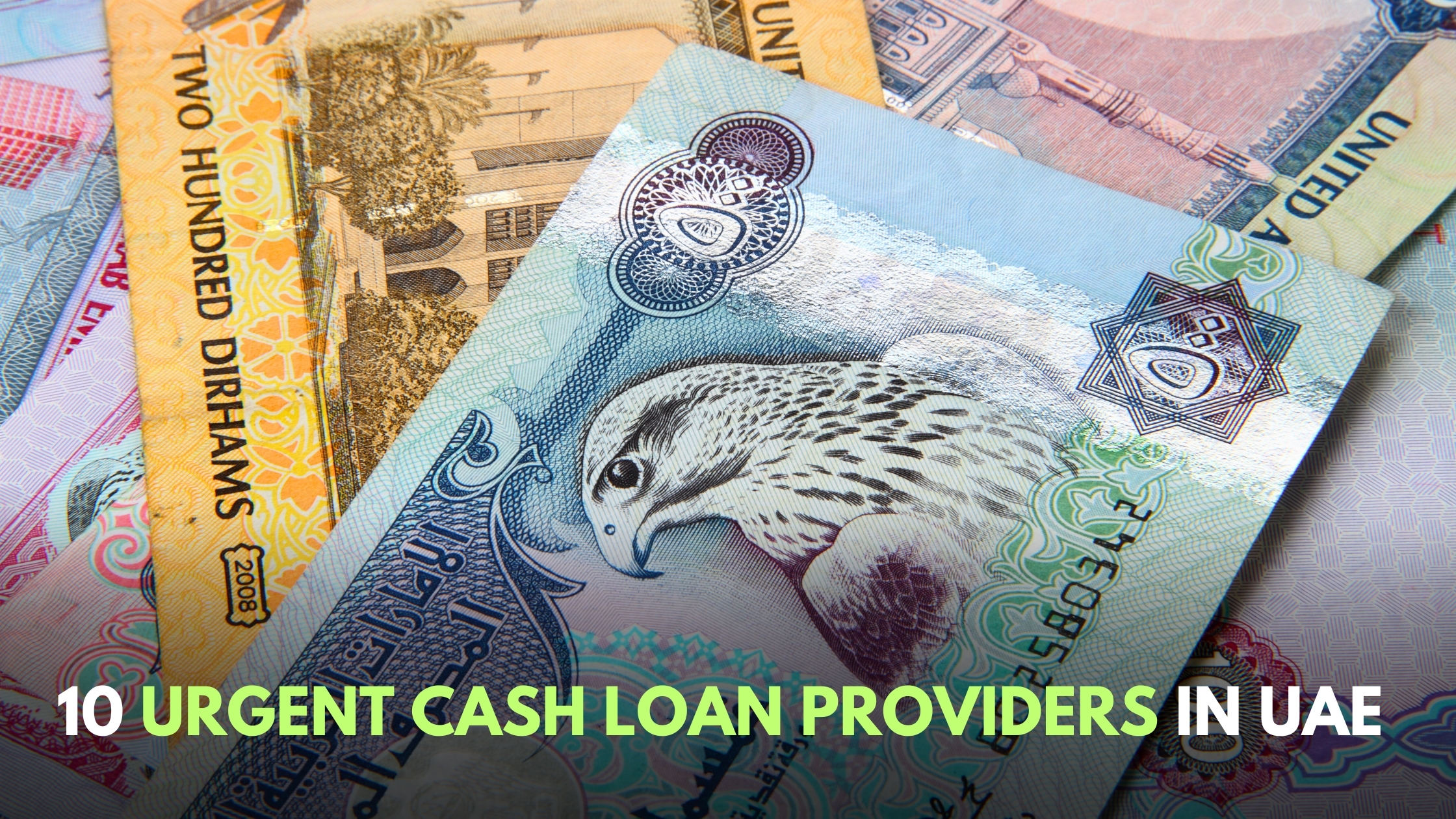 urgent Cash loan providers in UAE.
